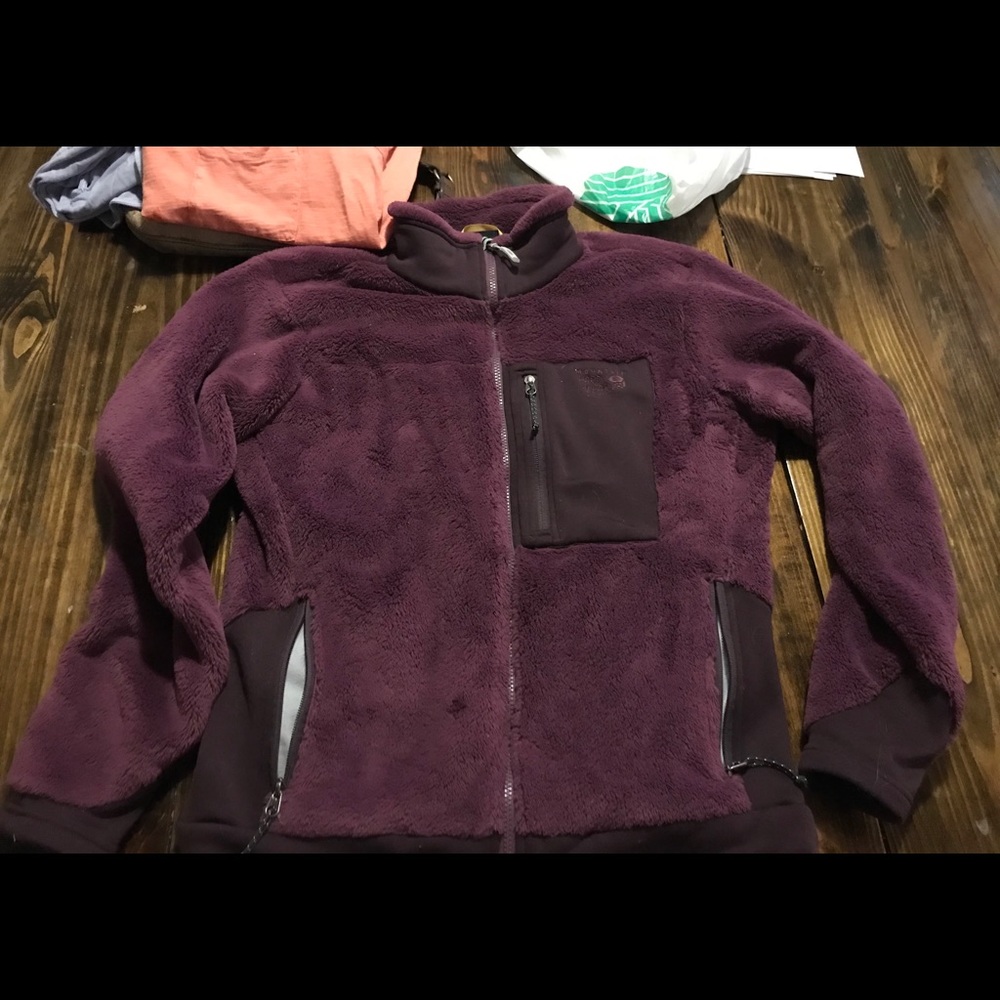 Purple mountain hardwear fleece coat